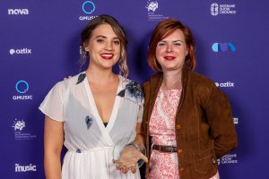 Greta Stanley and Lauren Thorpe, Qld Music Awards 2018 - courtesy of Photography 77